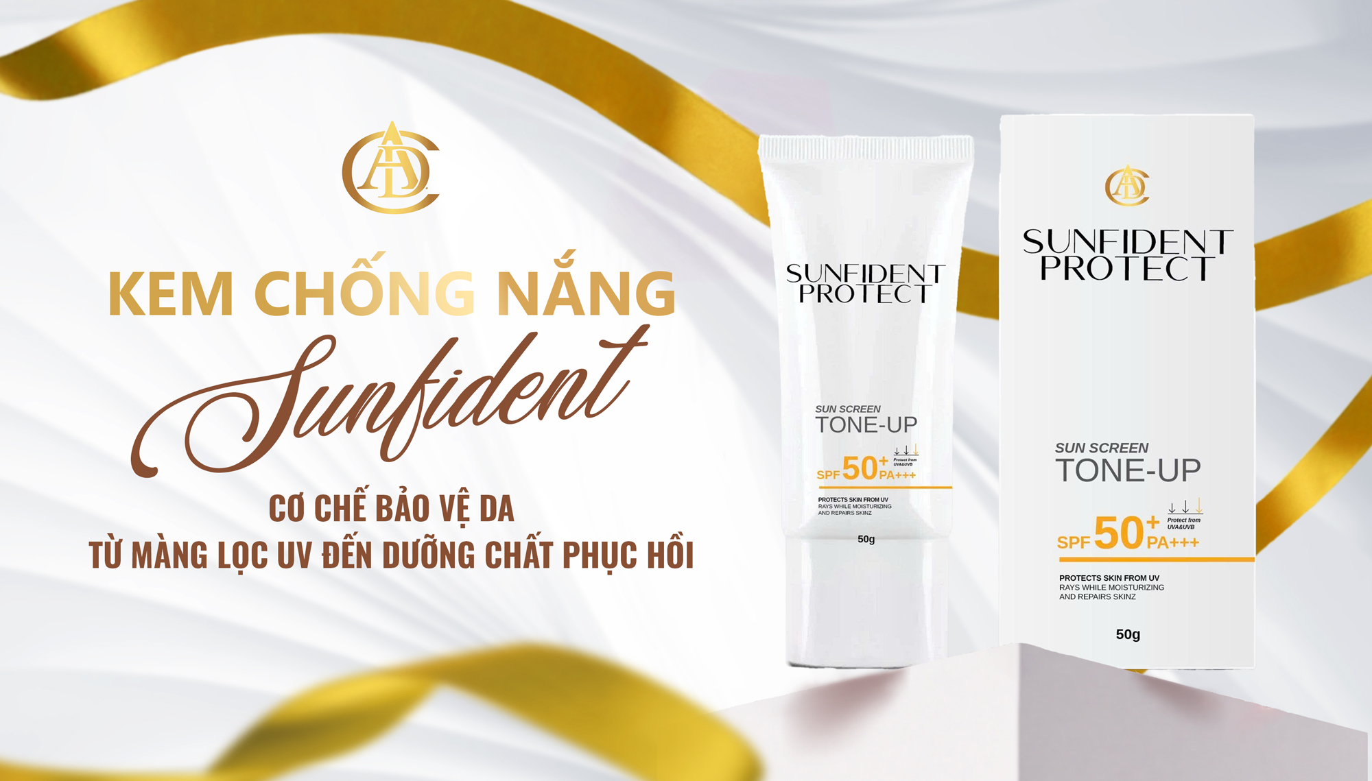 Kem chống nắng Sunfident và cơ chế bảo vệ da trước tia UVA – UVB